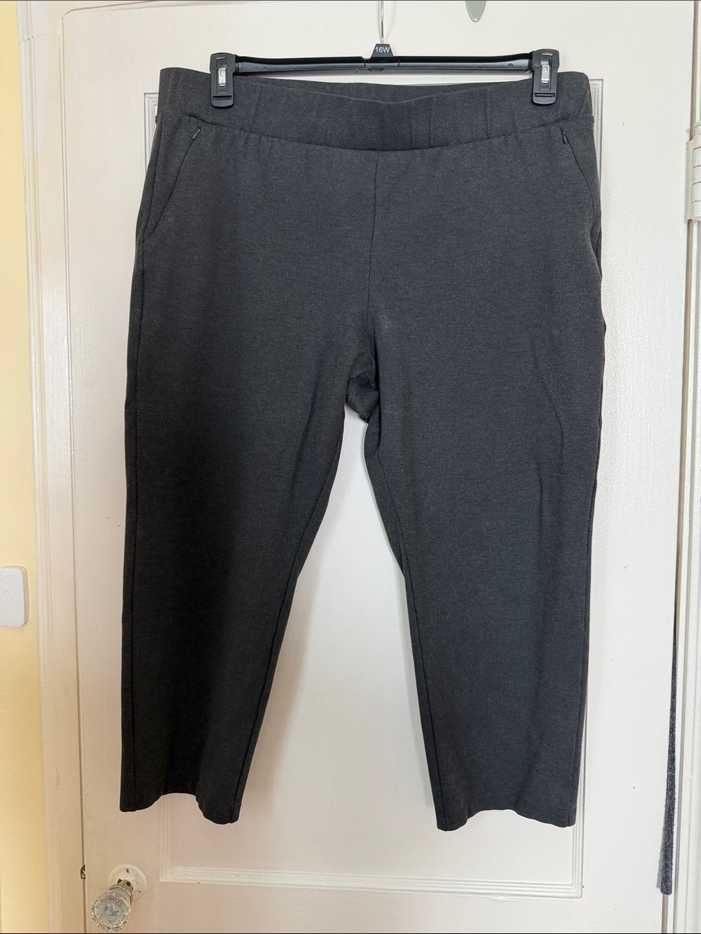 Universal Standard Charcoal Gray Stretch ponte pant